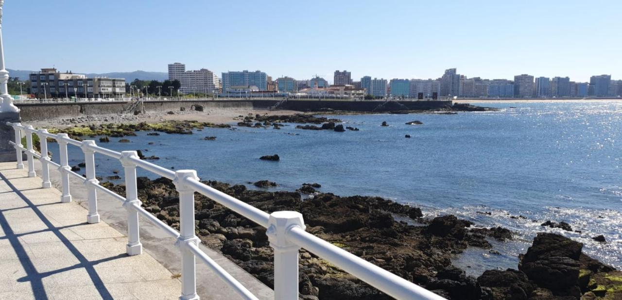 Appartamento di 82 m² con 2 camera Gijón Esterno foto
